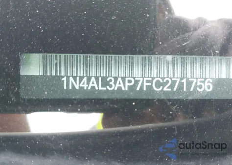 2015 Nissan Altima 2.5 S из США, поврежденный, VIN 1N4AL3AP7FC271756